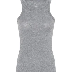 Lucca Tank Top - Modal/Cashmere - Medium Grey Melange