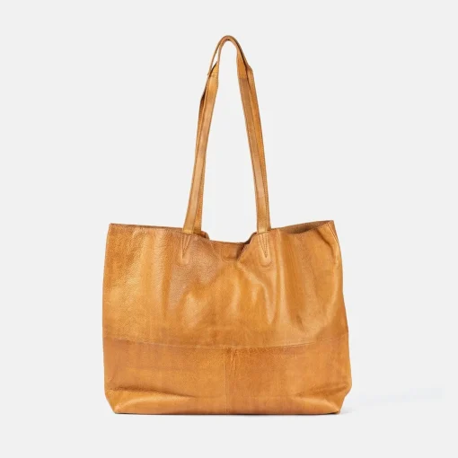 Marlo, Stor Urban Skuldertaske - Burned Tan