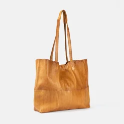 Marlo, Stor Urban Skuldertaske - Burned Tan