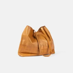 Marlo, Stor Urban Skuldertaske - Burned Tan