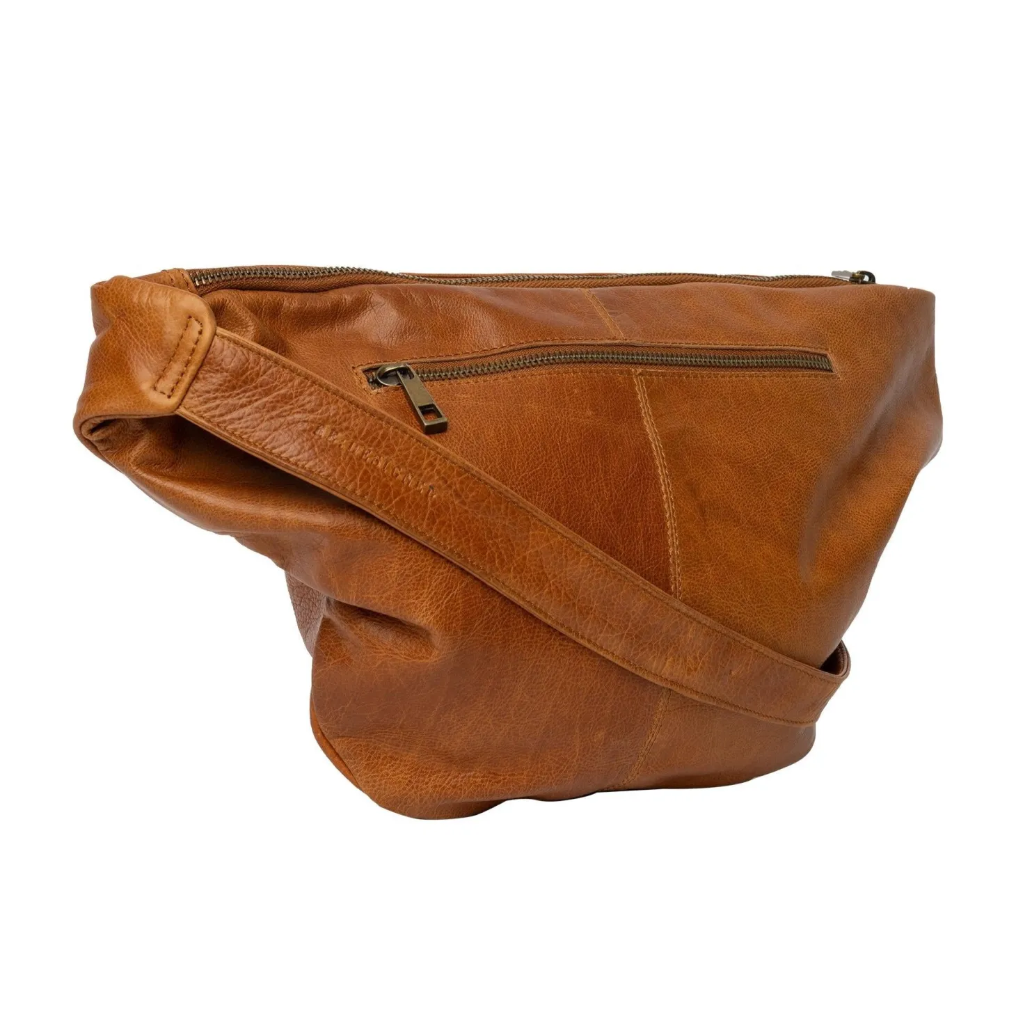 Merla, Stor Bumbag - Burned Tan
