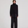 Michelle Halsedisse - Lambswool  - Black