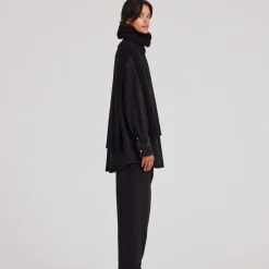 Michelle Halsedisse - Lambswool  - Black