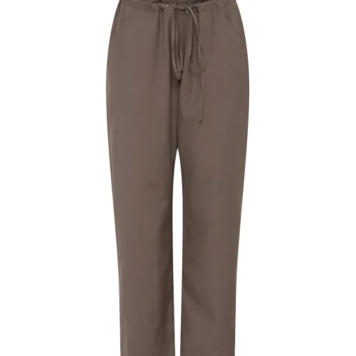Milano Bukser - WOOL BLEND - Walnut