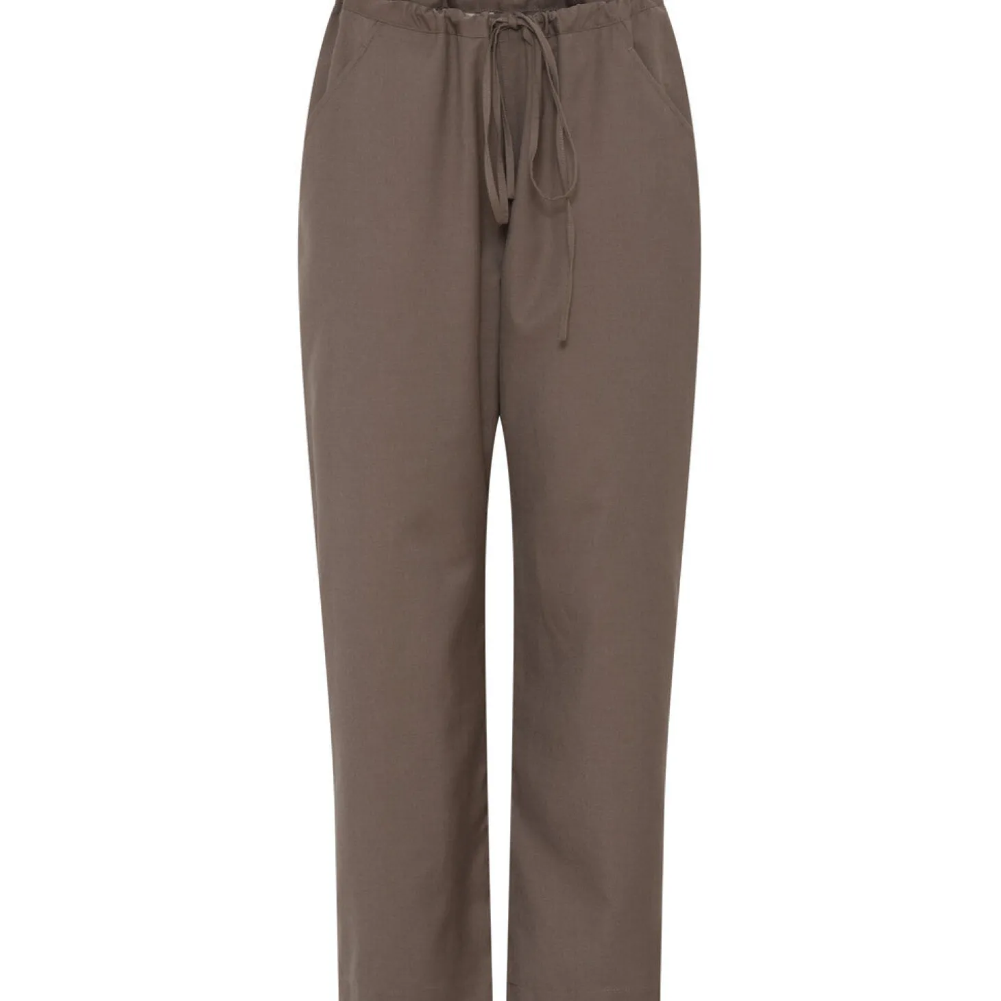 Milano Bukser - WOOL BLEND - Walnut