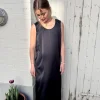 MUIN Kjole - Silke u0026 Elastan - Blue (700)