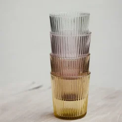 Mundblæst Drikkeglas - Rose