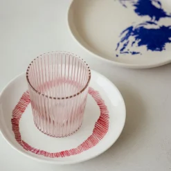 Mundblæst Drikkeglas - Rose
