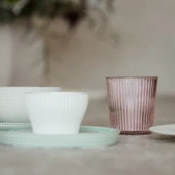 Mundblæst Drikkeglas - Rose