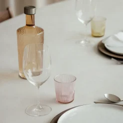 Mundblæst Drikkeglas - Rose