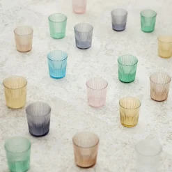 Mundblæst Drikkeglas - Rose