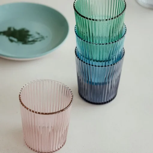 Mundblæst Drikkeglas - Rose