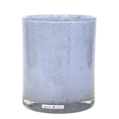 Mundblæst Glas - Pastel Blue