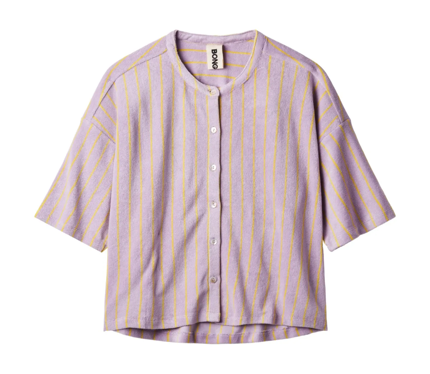 Naram Oversize Skjorte - Lilac u0026 Neon Yellow