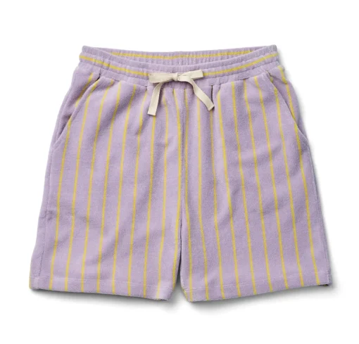 Naram Shorts - Lilac u0026 Neon Yellow