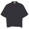 Nice S/S Skjorte - Øko Bomuld - Black