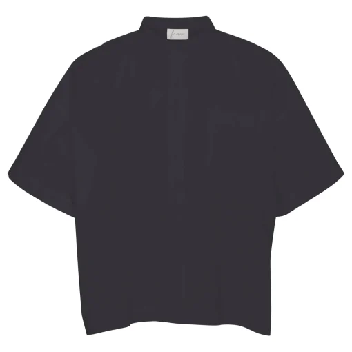 Nice S/S Skjorte - Øko Bomuld - Black
