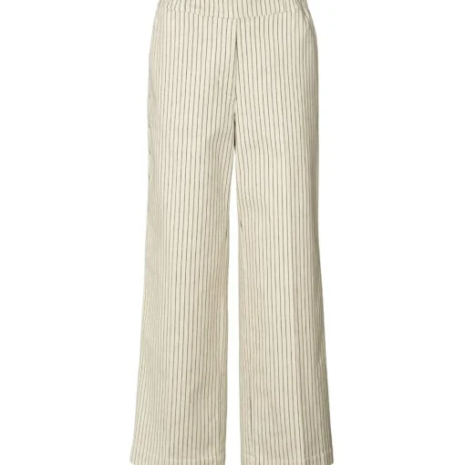 Nola Bukser - Øko Bomuld - Navy Stribes