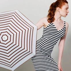 Paraply - Lazare - Caramel Stripes