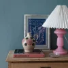 Petro Mundblæst Glaslampe - Rosa Opal