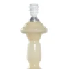 Petro Mundblæst Glaslampe - Beige Opal