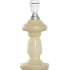 Petro Mundblæst Glaslampe - Beige Opal