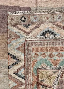 Puebla - Jute Kelim Gulvtæppe - Earth