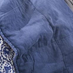 Quilt Sengetæppe - Bomuld - Indigo (87)