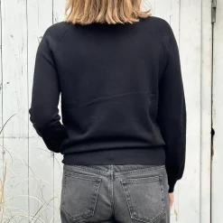 Raglan Crew Neck - Velvet Black