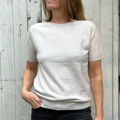 Raglan S/S Crew Neck - Ancient Stone