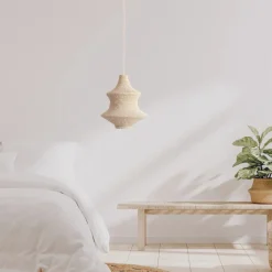 Saint I - Hæklet Loftslampe - Moroccan Clay
