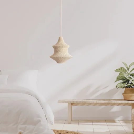Saint I - Hæklet Loftslampe - Moroccan Clay