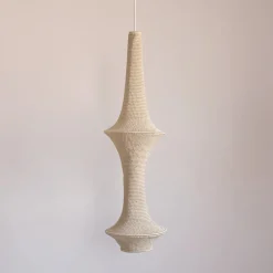 Saint III - Hæklet Loftslampe - Beige