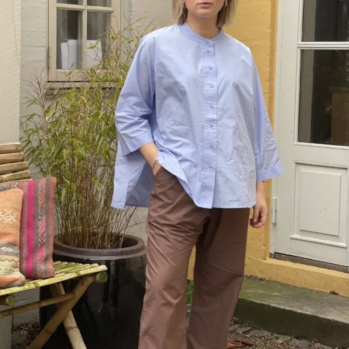 Seoul Skjorte - Øko Bomuld  - Baby Lavender