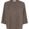 Seoul Skjorte - WOOL BLEND - Walnut
