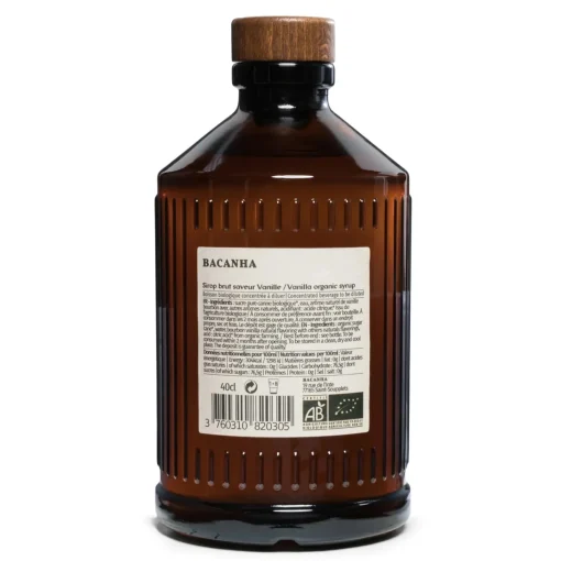 Sirup Vanille, Økologisk Sirup, 400 ml.