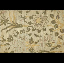 Somerset II - Jute Kelim Gulvtæppe - Beige/Moss/Orange