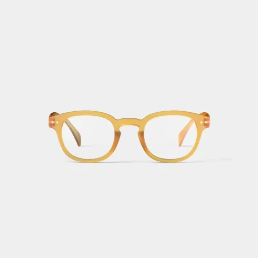 Square #C - Læsebrille - Golden Glow