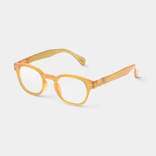 Square #C - Læsebrille - Golden Glow