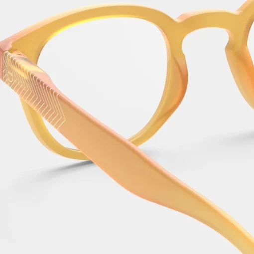 Square #C - Læsebrille - Golden Glow