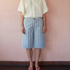 Stockholm Bermuda Shorts - Øko Bomuld - Sea