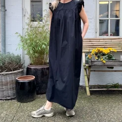 Stockholm Kjole - Øko Bomuld - Black