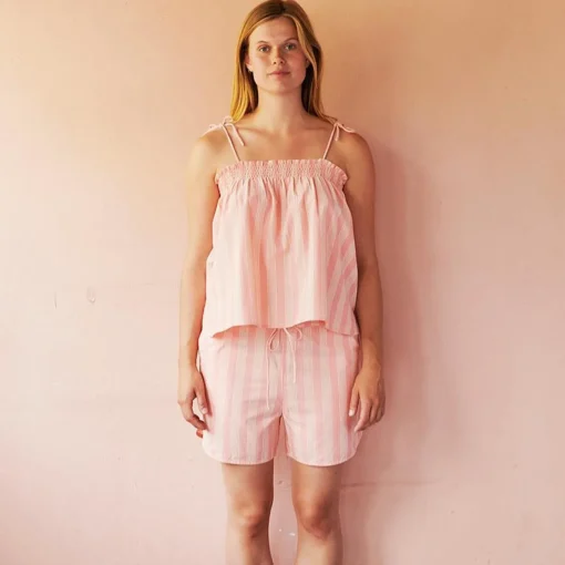 Stockholm Shorts - Øko Bomuld - Flamingo