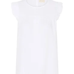 Stockholm Top - Hør - Bright White