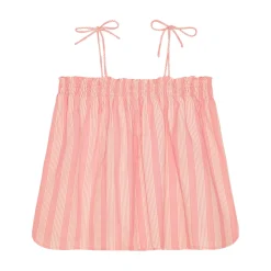Stockholm Top - Øko Bomuld - Flamingo