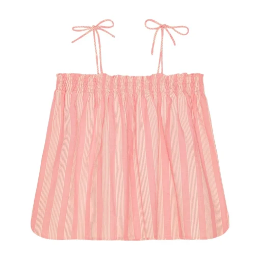 Stockholm Top - Øko Bomuld - Flamingo