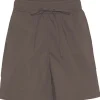 Sydney String Shorts - Øko Bomuld - Coffee Quartz