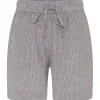 Sydney String Shorts - Øko Bomuld - Coffee Quartz Stripe