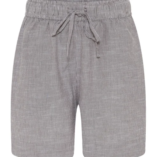 Sydney String Shorts - Øko Bomuld - Coffee Quartz Stripe
