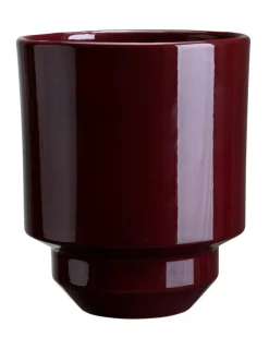 The Hoff Pot Glazed - Urtepotte - Deep Burgundy